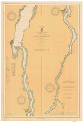 Lake Champlain, Sheet 4 - 1914 Nautical Chart