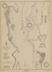 Lake Champlain, Sheet 2 - 1930 Nautical Chart