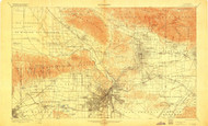 Los Angeles, California 1900 (1915) USGS Old Topo Map 15x15 Quad