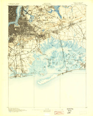 Brooklyn, New York 1889 (1889) USGS Old Topo Map 15x15 Quad