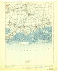 Hempstead, New York 1903 (1929) USGS Old Topo Map 15x15 Quad