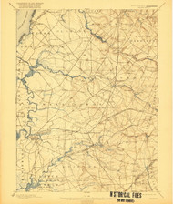 Salem, New Jersey 1898 (1921) USGS Old Topo Map 15x15 Quad