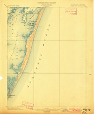 Green Run, Maryland 1901 (1901) USGS Old Topo Map 15x15 Quad