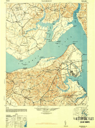 Nanjemoy, Maryland 1948 (1948a) USGS Old Topo Map 15x15 Quad