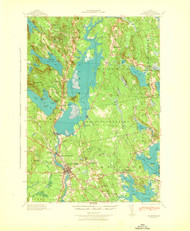 Ellsworth, Maine 1942 (1942) USGS Old Topo Map 15x15 Quad