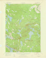 Tunk Lake, Maine 1957 (1959 a) USGS Old Topo Map 15x15 Quad