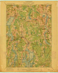 Waldoboro, Maine 1915 (1915) USGS Old Topo Map 15x15 Quad