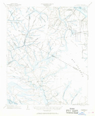 Vanceboro, North Carolina 1902 (1968) USGS Old Topo Map 15x15 Quad