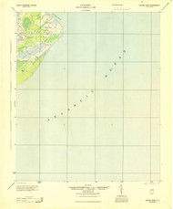 Hilton Head, South Carolina 1945 (1945) USGS Old Topo Map 15x15 Quad