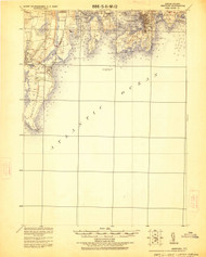 Newport, Rhode Island 1920 (1926) USGS Old Topo Map 15x15 Quad