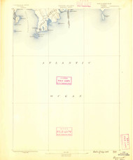 Sakonett, Rhode Island 1888 (1888) USGS Old Topo Map 15x15 Quad