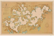 Lake Minnetonka - 1906 Nautical Chart - Inland Lakes