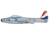 SM6011 Sky Max Models 1:72 F-84G Thunderjet Royal Norwegian AF 110145, 1957