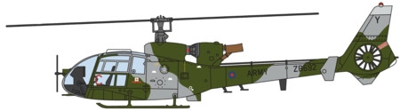 Westland Gazelle, ZB692 British Army Current Scheme (1:72) - Preorder item, order now for future delivery