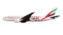 611060 | Herpa Snap-Fit (Wooster) 1:250 | Boeing 777-200LR Emirates A6-EWJ, 'Arsenal London'