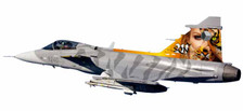 82MLCZ7210 | Herpa Wings 1:72 | Saab JAS-39C Gripen Czech Air Force 9241,'Wildcat' NATO Tiger Meet 2017, BAN Landivisiau, France | is due: May / June 2018