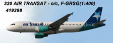 AC419298 | Aero Classics 1:400 | Airbus A320 Air Transat F-GRSG (blue star)