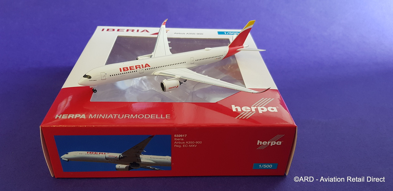 532617 Herpa Wings 1 500 Airbus A350 900 Iberia Ec Mxv