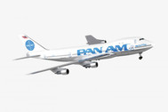 SKR998 | Skymarks Models 1:200 | Boeing 747-100 Pan Am N747PA, 'Juan Tripp'' Billboard'