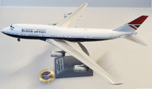 100-747-BA-NEGUS | Lupa 1:200 | Boeing 747-400 British Airways G-CIVB, 'Negus', 100 Years Anniversary Scheme (with stand)