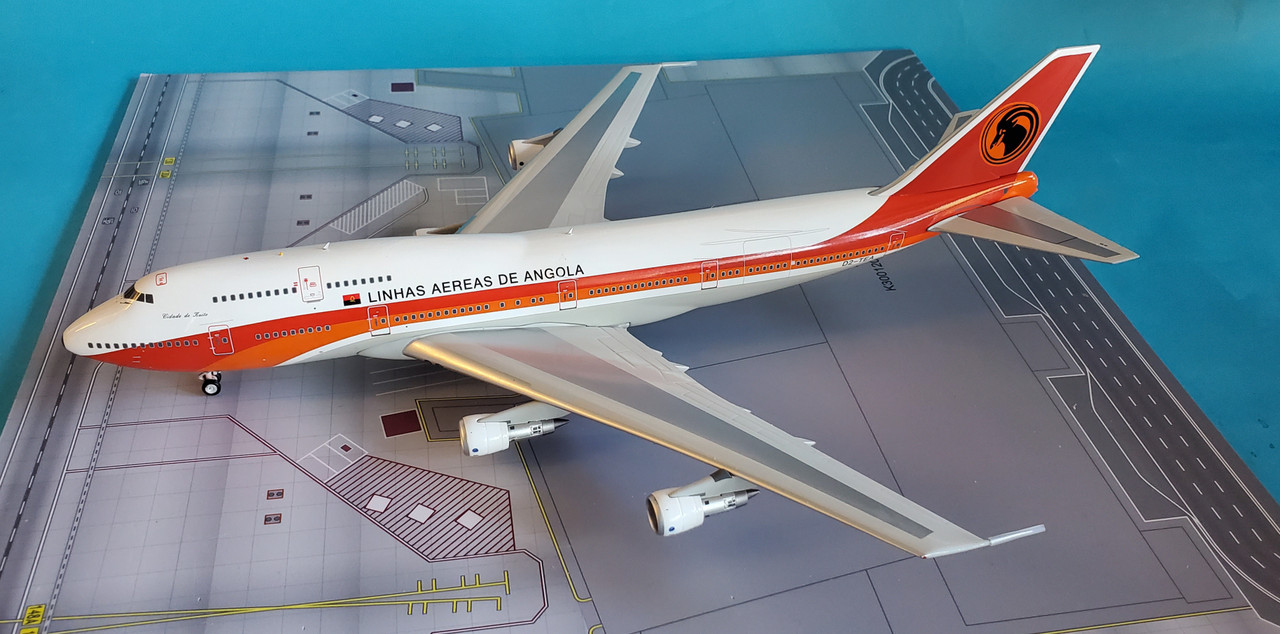 DRAGON 55961 ANGOLA AIRLINES 747-300 D2-TEA 1/400 DIECAST MODEL PLANE NEW 