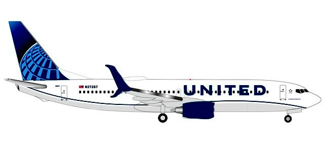 NEW 1:500 HERPA UNITED AIRLINES BOEING B 737-800 N37267 MODEL  533744 