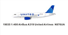 PM19035 | Panda Models 1:400 | Airbus A319 United N876UA | is due January 2020