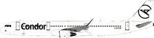 JF-A321-015 | JFox Models 1:200 | Airbus A321-131 Condor D-ATCF (with stand)