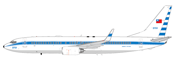 LH2243 | JC Wings 1:200 | Boeing 737-800 Taiwan Air Force 3701