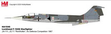 HA1046 | Hobby Master Military 1:72 | F-104G Starfighter JG71 Richtofen JA111 | is due: February 2021
