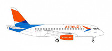 534796 | Herpa Wings 1:500 | Azimuth Airlines Sukhoi Superjet 100 – RA-89085 Volga