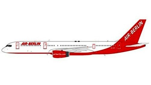 HB-IHR WITH STAND JCWINGS JCLH2200 1/200 AIR BERLIN BOEING 757-200 REG 