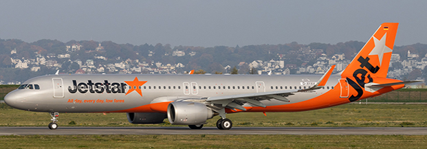 EW421N011 | JC Wings 1:400 | Airbus A321NEO Jetstar Japan JA26LR