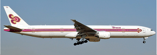 JCLH4172 | JC Wings 1:400 | Boeing 777-300 Thai Airways 'Old Livery'  HS-TKE| is due: May 2021