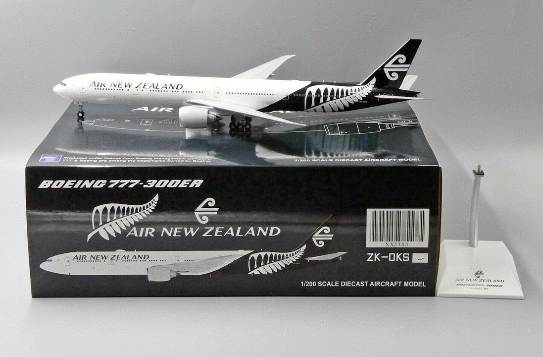 1:200 JC Wings XX2249 Air New Zealand A321Neo ZK-NNB With Stand 