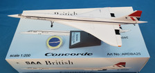 ARDBA25 | ARD200 1:200 | British Airways Concorde G-BOAC with stand and collector coin