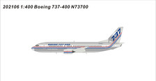 PM202106 | Panda Models 1:400 | Boeing 737-400 Boeing Demonstrator N73700 | is due: June 2021