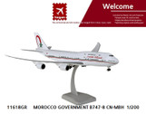 HG2011618 | Hogan Wings 1:200 | Boeing 747-800 Morocco Government CN-MBH (plastic)