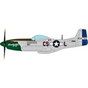 JCW72P51003 | JC Wings Military 1:72 | P-51D MUSTANG RAYMOND S.WETMORE US ARMY AIR FORCE 370TH FS, 359TH FG, 8TH AF, 1945