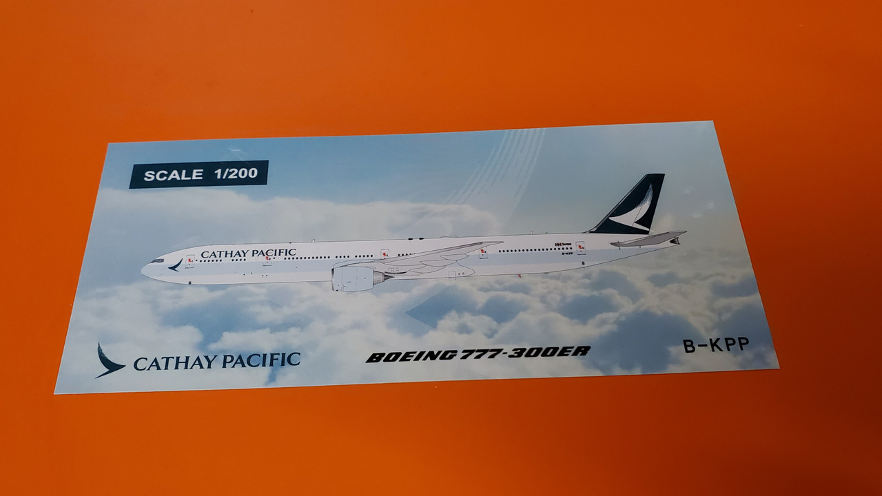 EW277W002 | JC Wings 1:200 | Boeing 777-300ER Cathay Pacific B-KPP