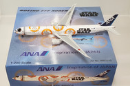 WB2010 | Blue Box 1:200 | Boeing 777-300ER ANA JA789A (with stand)