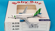 AC411019 | Aero Classics 1:400 | Airbus A319-132 Bamboo Airways VN-A581