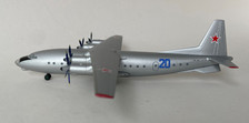 KYMBlue20 | AN200 1:200 | Antonov AN-10 Soviet Air Force Blue 20 with undercarriage and stand 