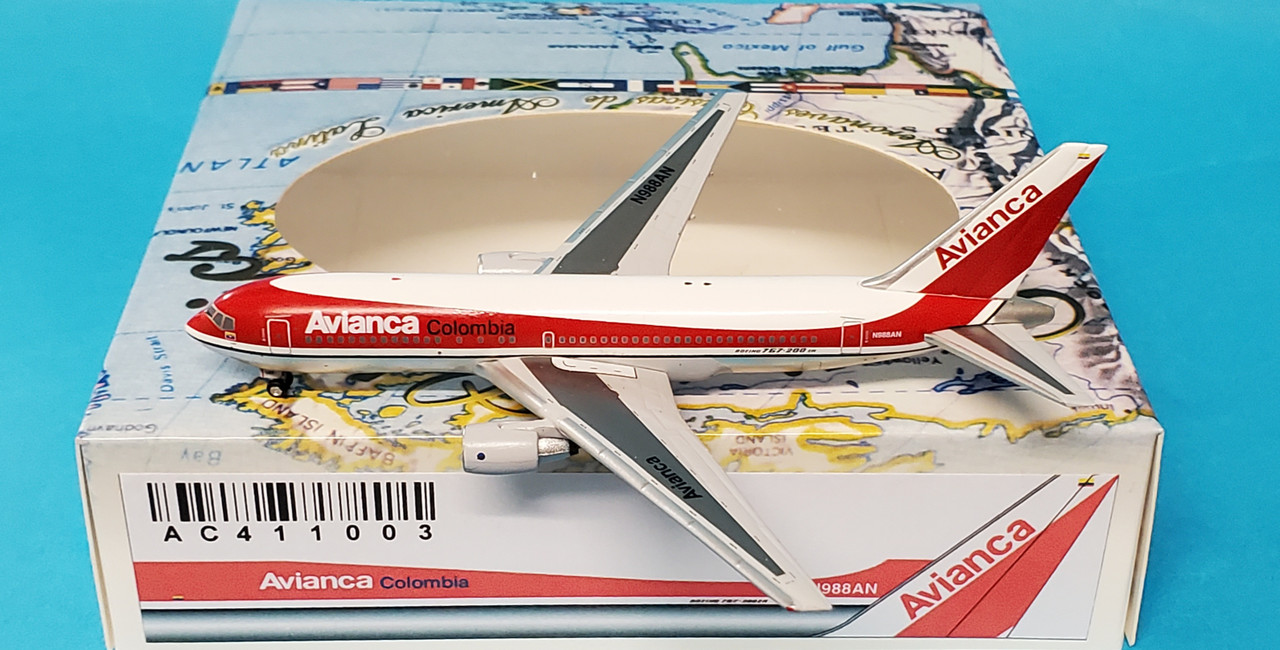 AC411003 | Aero Classics 1:400 | Boeing 767-200 Avianca N988AN