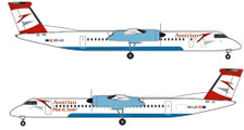 571968 | Herpa Wings 1:200 1:200 | Dash 8 Q400 Austrian OE-LGI (die-cast, with stand) | is due: March 2022