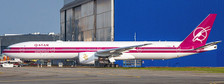 XX40068A | JC Wings 1:400 | Boeing 777-300ER Qatar RETRO A7-BAC 'flaps down'
