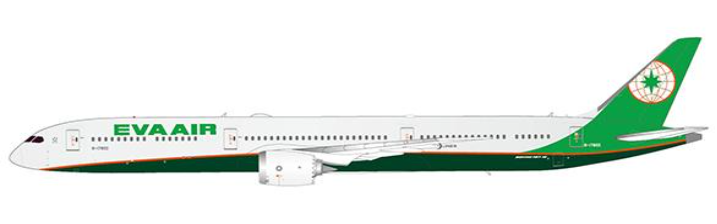 XX4190 | JC Wings 1:400 | EVA Air Boeing 787-10 Dreamliner Reg: B-17802  With Antenna | is due:April-2022 - Aviation Retail Direct