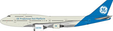 IF744GE0722 | InFlight200 1:200 | Boeing 747-400 GE N747GF (polished, with stand) | is due: July 2022
