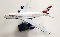 ARD4BA09 | Aviation 400 1:400 | Airbus A380 British Airways G-XLEL with magnetic undercarriage and stand
