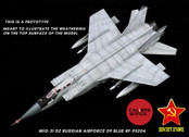 CBW723101 | Calibre Wings 1:72 | MIG-31 DZ 09 Blue Russian Air Force RF-95204 | is due: August 2023